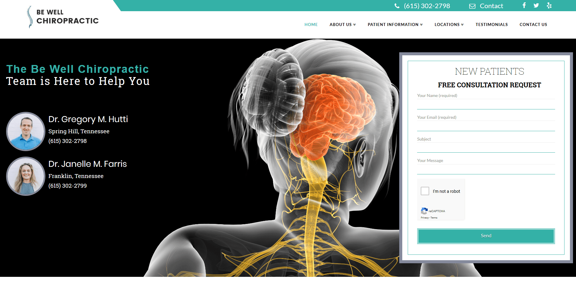 website design nashville, for be well chiropractic
