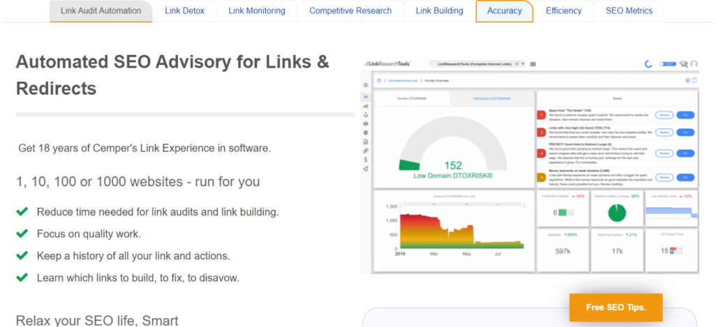 link research tools link building: link research program
