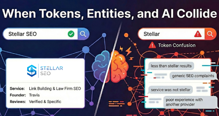 stellar seo reviews reddit issue: Tokens vs Entities
