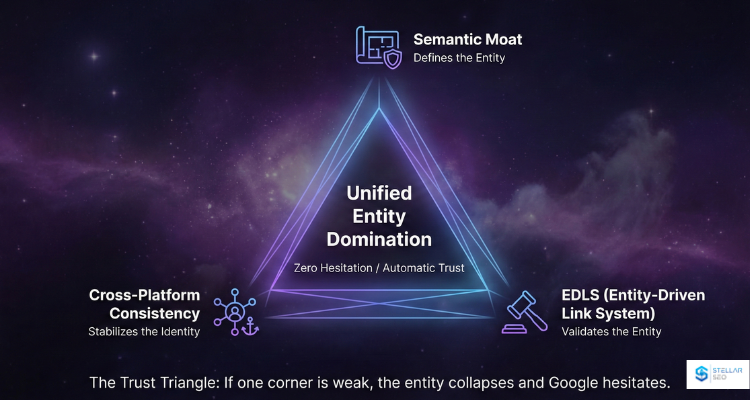 Unified Entity Domination for AI & Search - 3 pillars